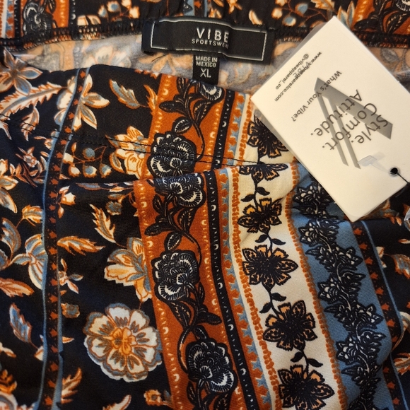 NEW Boho Leggings Hippie Pants Bell Bottoms Flared Leg Yoga Athleisure Gypsy - Picture 8 of 15